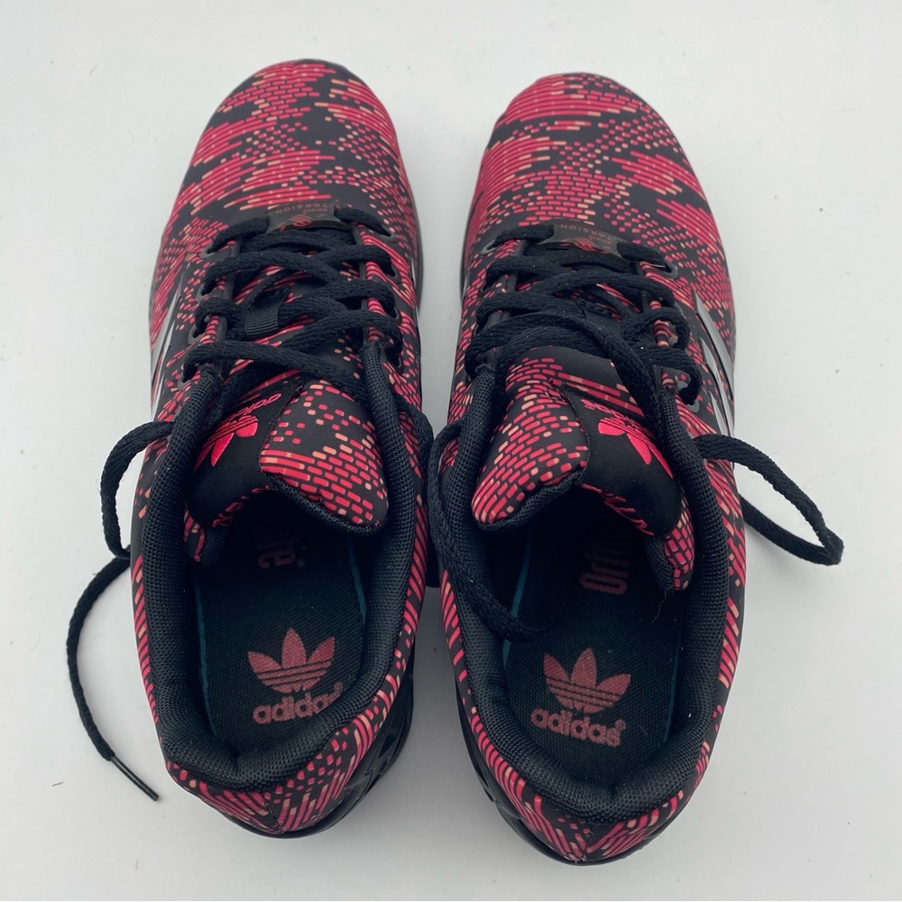 Adidas ZX Flux Men Size 6 Shoes Pink Running Sneakers Low Athletic Training - Picture 8 of 10